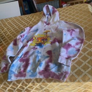 Men's Altru tie dye mushroom keep it natural size medium Hoodie‎ Sweatshirt